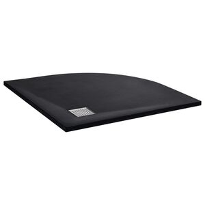 vidaXL Suihkualusta SMC musta 90x90 cm