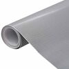 vidaXL Auton p&auml;&auml;llystekalvot 2 kpl 4D hopea 100x150 cm + 50x150 cm