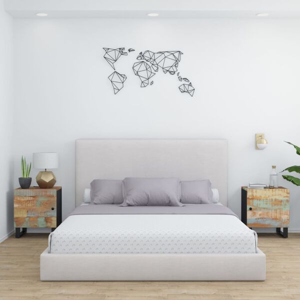 vidaXL Y&ouml;p&ouml;yd&auml;t 2 kpl 40x33x46 cm kierr&auml;tetty t&auml;yspuu