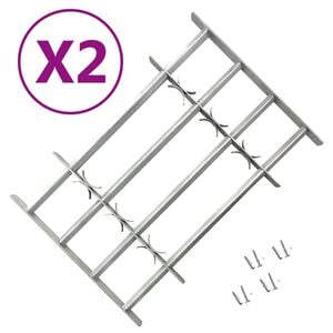 vidaXL S&auml;&auml;dett&auml;v&auml; ikkunan turvaristikko 2 kpl 1000 - 1500 mm