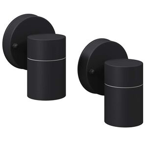 vidaXL LED-sein&auml;valaisimet ulkotiloihin 2 kpl Ruost. ter&auml;s Alasp&auml;in