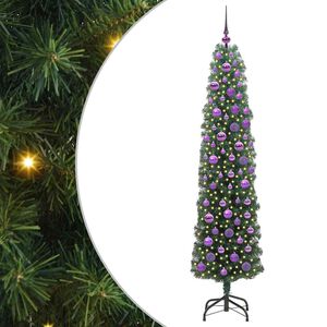 vidaXL Tekojoulukuusi jalustalla Vihre&auml; 180 cm PVC, ter&auml;s ja muovi