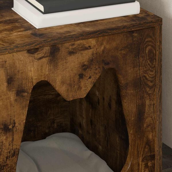 vidaXL Kissatalo Savup&auml;hkin&auml; 42,5 x 40 x 53,5 cm Tekninen puu