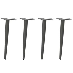vidaXL Sohvap&ouml;yd&auml;n jalat kartiomaiset 4 kpl antrasiitti 30-31 cm ter&auml;s