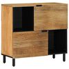 vidaXL Senkki Ruskea 80x33x75 cm Massiivipuu Mango