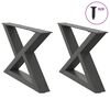 vidaXL Sohvap&ouml;yd&auml;n jalat 2 kpl antrasiitti 60x(30-31,3) cm ter&auml;s