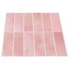 vidaXL Suorakulmainen laatta 10 pcs Pinkki 29 x 23 x 0,08 cm