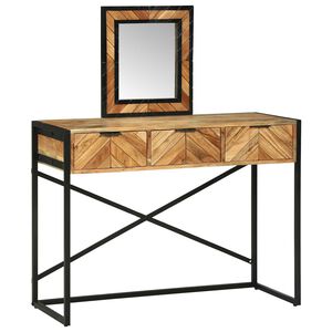vidaXL Meikkip&ouml;yt&auml; Ruskea 100 x 40 x 120 cm Tihe&auml; akasiapuu