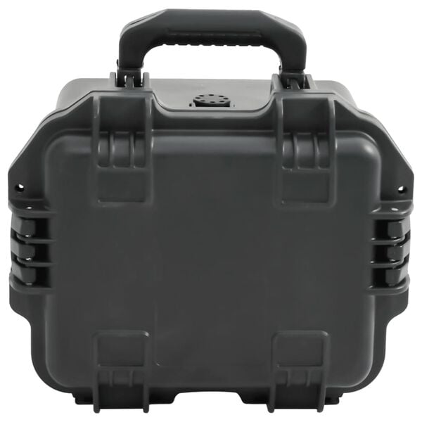 vidaXL Kannettava Flight Case Musta 30x24,5x20 cm PP