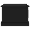vidaXL Sohvapöytä musta 50x50x35 cm tekninen puu