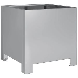 vidaXL Puutarhakukkalaatikko 30x30x30 cm galvanoitu ter&auml;s
