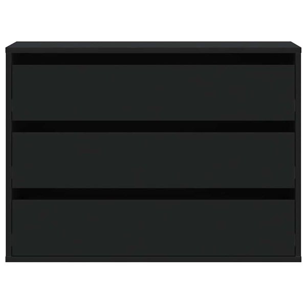 vidaXL Kulmalipasto musta 80x41x58 cm tekninen puu