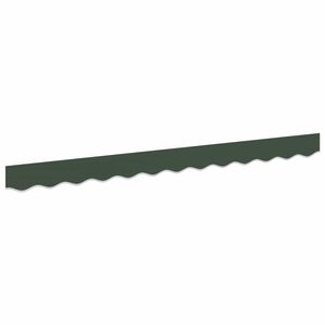 vidaXL Markiisin reunalista vaihto Tummanvihre&auml; 236 x 20 cm Polyesteri