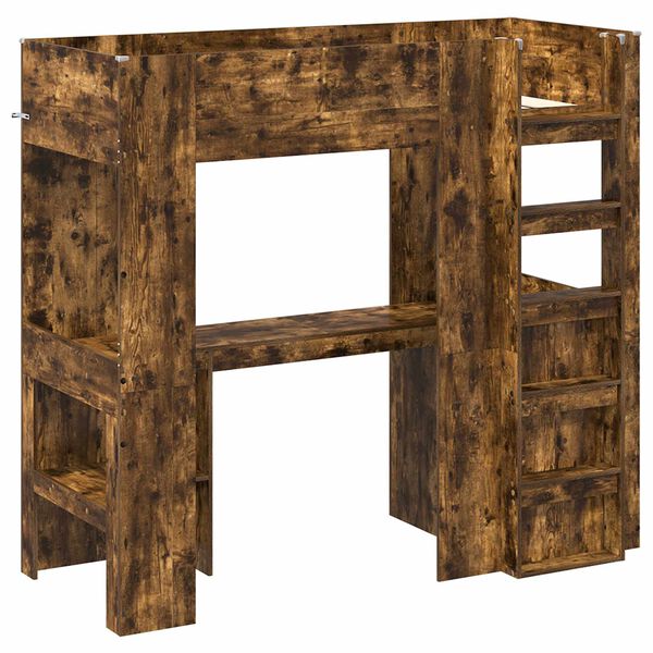 vidaXL Kerross&auml;ngyn runko ty&ouml;p&ouml;yd&auml;ll&auml; Savup&auml;hkin&auml; 2FT6 Small Single