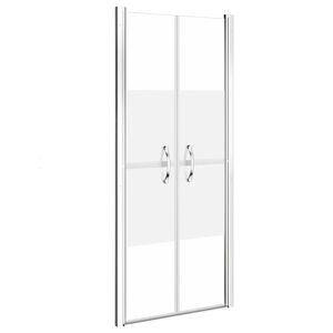 vidaXL Suihkuovi puoliksi huurrettu ESG 71x190 cm