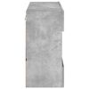 vidaXL TV-sein&auml;kaappi LED-valoilla betoninharmaa 78,5x30x60,5 cm