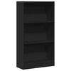 vidaXL Kirjahylly musta 60x24x109 cm tekninen puu