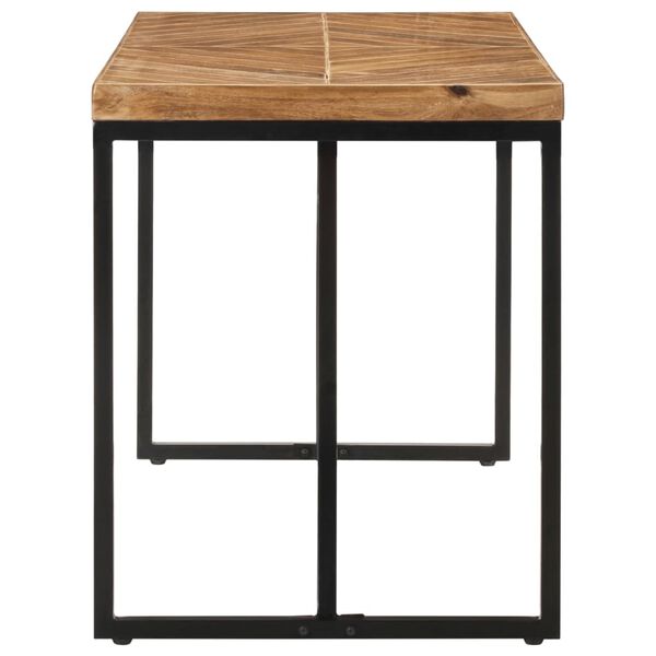 vidaXL Ruokap&ouml;yt&auml; 120x60x76 cm t&auml;ysi akaasia- ja mangopuu