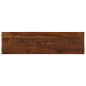 vidaXL P&ouml;yt&auml;levy 120x30x3,8 cm suorakaide kierr&auml;tetty t&auml;yspuu