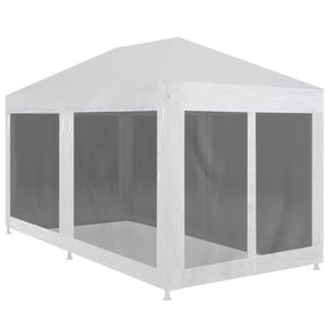 vidaXL Juhlateltta 6 verkkosivusein&auml;&auml; 6x3 m