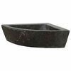 vidaXL Pesuallas Harmaa (38-45) x (38-45) x 12 cm Jokikivi