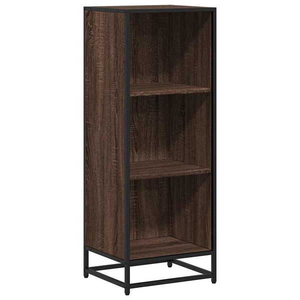 vidaXL Kirjakaappi Ruskea Tammi 40x35x107,5 cm Engineered Wood