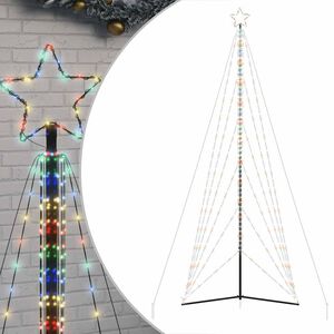 vidaXL LED joulukuusi 861 v&auml;rik&auml;st&auml; LED-valoa 478 cm
