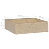 vidaXL Pesuallas kerma 40x40x12 cm marmori