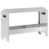 vidaXL Kananruokinta-astia Hopea 81 x 32 x 53,5 cm Galvanoitu ter&auml;s