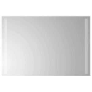 vidaXL LED kylpyhuonemirror L&auml;pin&auml;kyv&auml; 60 x 40 cm karkaistu lasi