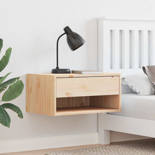 vidaXL Y&ouml;p&ouml;yt&auml; laatikon kanssa Ruskea 50 x 32,5 x 24 cm T&auml;ysi m&auml;nty