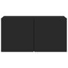 vidaXL TV-kaappi seinäkiinnitettävä musta 80x30x41 cm