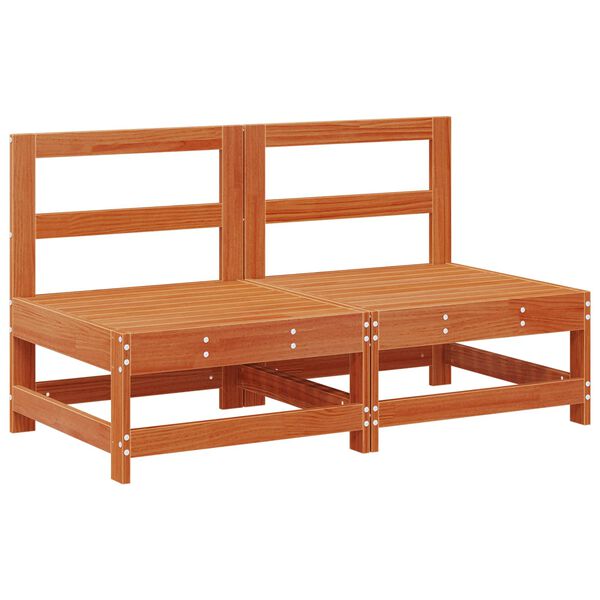 vidaXL Puutarhan Keskiosoita Massiivim&auml;nty Vahans&auml;vyinen Ruskea