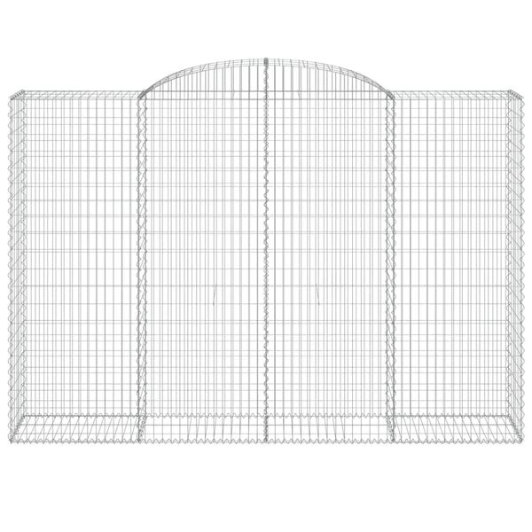 vidaXL Kaarevat kivikorit 5 kpl 300x50x200/220 cm galvanoitu rauta