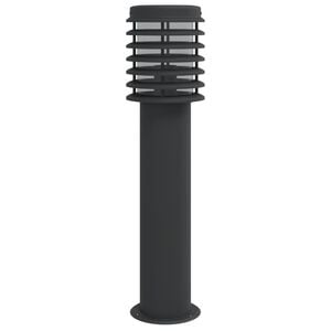 vidaXL Pylv&auml;svalaisin musta 60 cm ruostumaton ter&auml;s