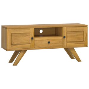 vidaXL TV-taso 110x30x50 cm t&auml;ysi tiikki
