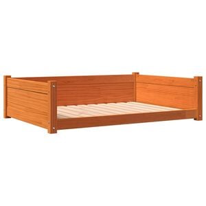 vidaXL Koirans&auml;nky vahanruskea 105,5x75,5x28 cm t&auml;ysi m&auml;nty