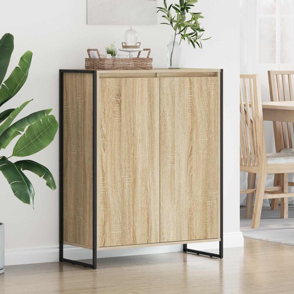 vidaXL Kenk&auml;kaappi ovella Sonoma 79 x 36 x 100 cm Tekninen puu