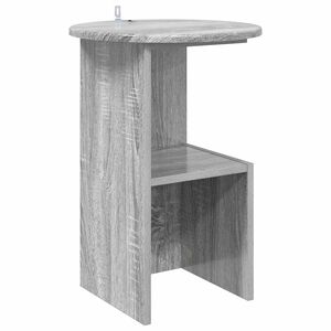 vidaXL Sivup&ouml;yt&auml; Harmaa sonoma &Oslash; 39,5 x 55 cm Tekninen puu