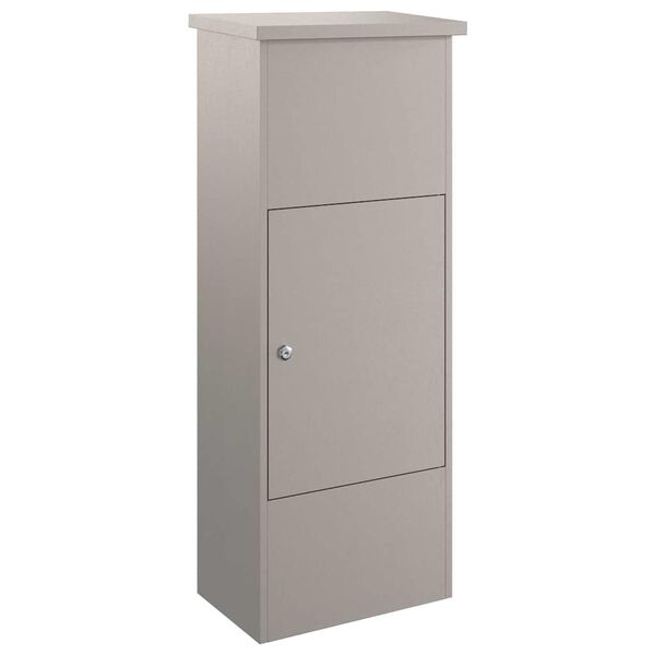 vidaXL Pakettipostilaatikko ovella Ruosteinen 44,5 x 29 x 110,5 cm