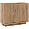 vidaXL Senkki k&auml;sity&ouml;l&auml;inen tammi 92x35x75 cm tekninen puu