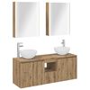 vidaXL Kylpyhuoneen kaappisetti 5 pcs Artisaanitammi 53 x 15,5 x 70 cm