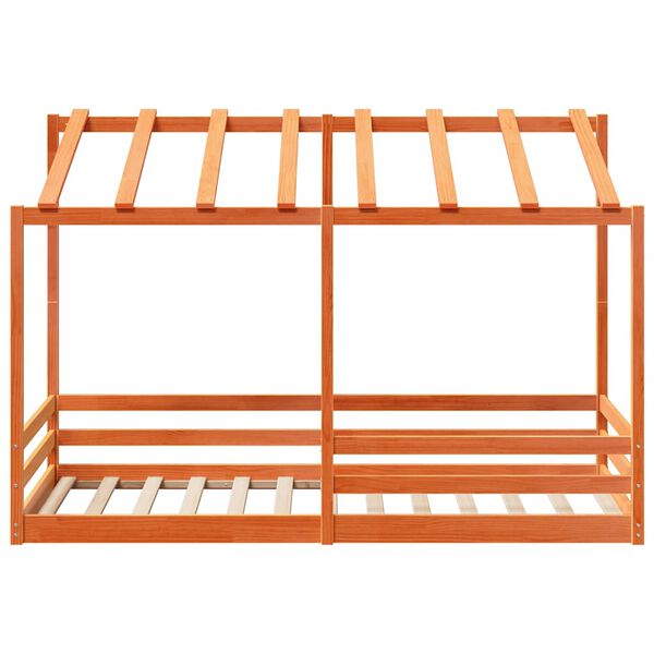 vidaXL Lasten katoss&auml;nky vahanruskea 80x200 cm t&auml;ysi m&auml;nty