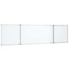 vidaXL Magneettinen taitettava tussitaulu 160x40x1,7 cm cm alumiini