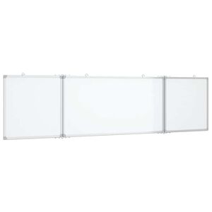 vidaXL Magneettinen taitettava tussitaulu 160x40x1,7 cm cm alumiini