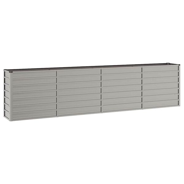 vidaXL Korotettu kukkalaatikko ruoste 320x40x77 cm Corten teräs