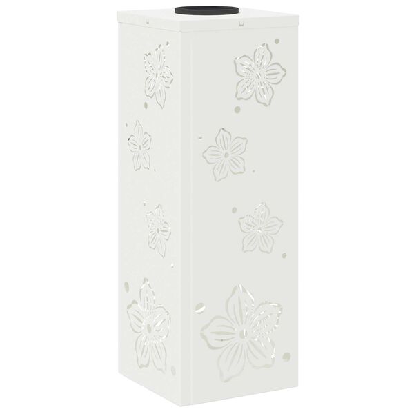 vidaXL Aurinko LED-polkuvalo 2 pcs Valkoinen Kylm&auml;valssattu ter&auml;s