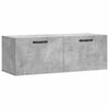 vidaXL Sein&auml;kaappi betoninharmaa 100x36,5x35 cm tekninen puu