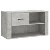 vidaXL Kenk&auml;kaappi betoninharmaa 80x35x45 cm tekninen puu
