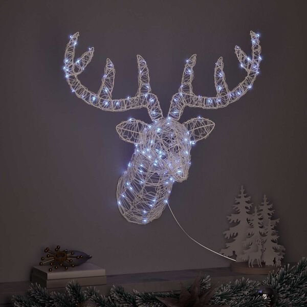 vidaXL Poro p&auml;&auml;hine Kylm&auml; valkoinen 68 x 36.5 x 62.5 cm Akryyli